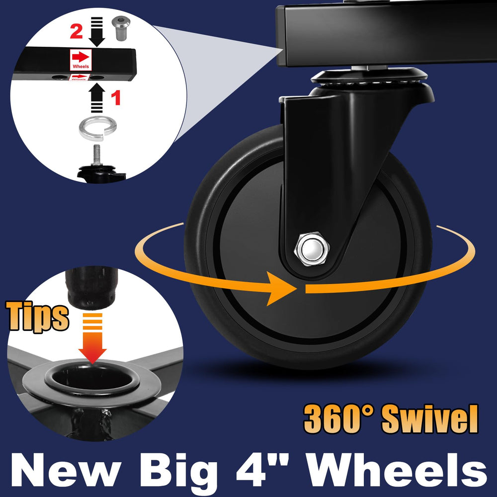 FreekyFit heavy duty stool supports up to 350 pounds