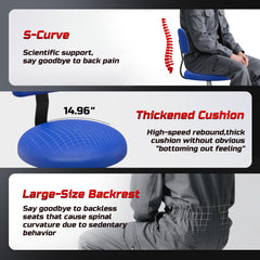 FreekyFit blue seat cushion with memory foam for comfort