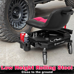 FREEKYROCK 360 degree caster wheels enable quiet movement on various floors