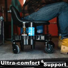 FREEKYROCK garage work stool suits tire and bike repairs