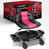 FREEKYROCK rolling stool with wheels for smooth workshop mobility
