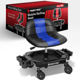 FREEKYROCK rolling stool with wheels for easy workshop mobility