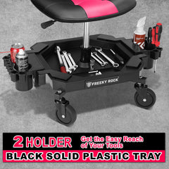 FREEKYROCK waterproof leather seat resists spills and wipes clean