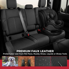 FREESOO seat cover airbag-compatible design for safety.