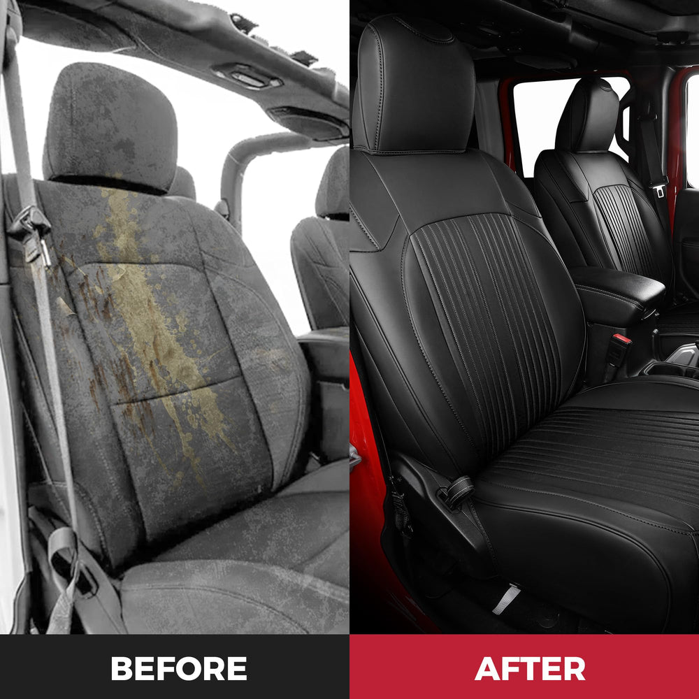 FREESOO Gladiator seat cover quick-clean instructions.