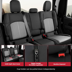 FREESOO Gladiator seat padding detail enhances comfort during long drives.