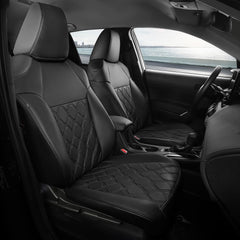FREESOO Toyota Corolla front seat cover with snug fit and leather-like texture