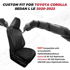 FREESOO Toyota Corolla rear seat cover protects against spills and pet wear
