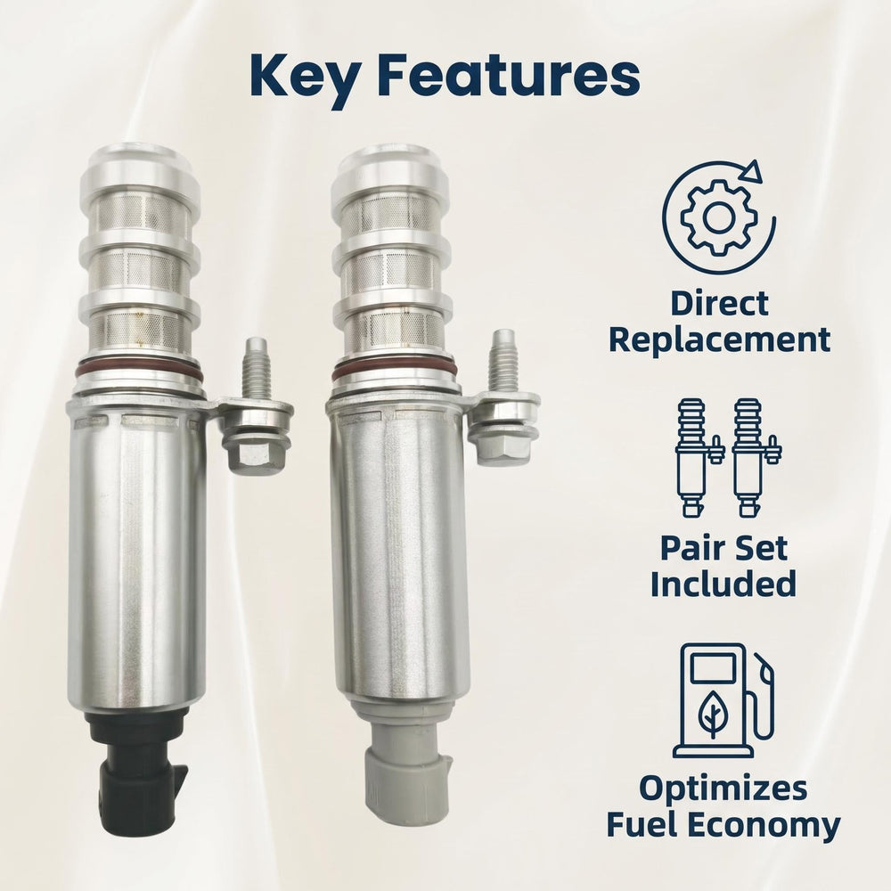 FREPURDO VVT solenoid kit close-up shows precision coil and housing for durability