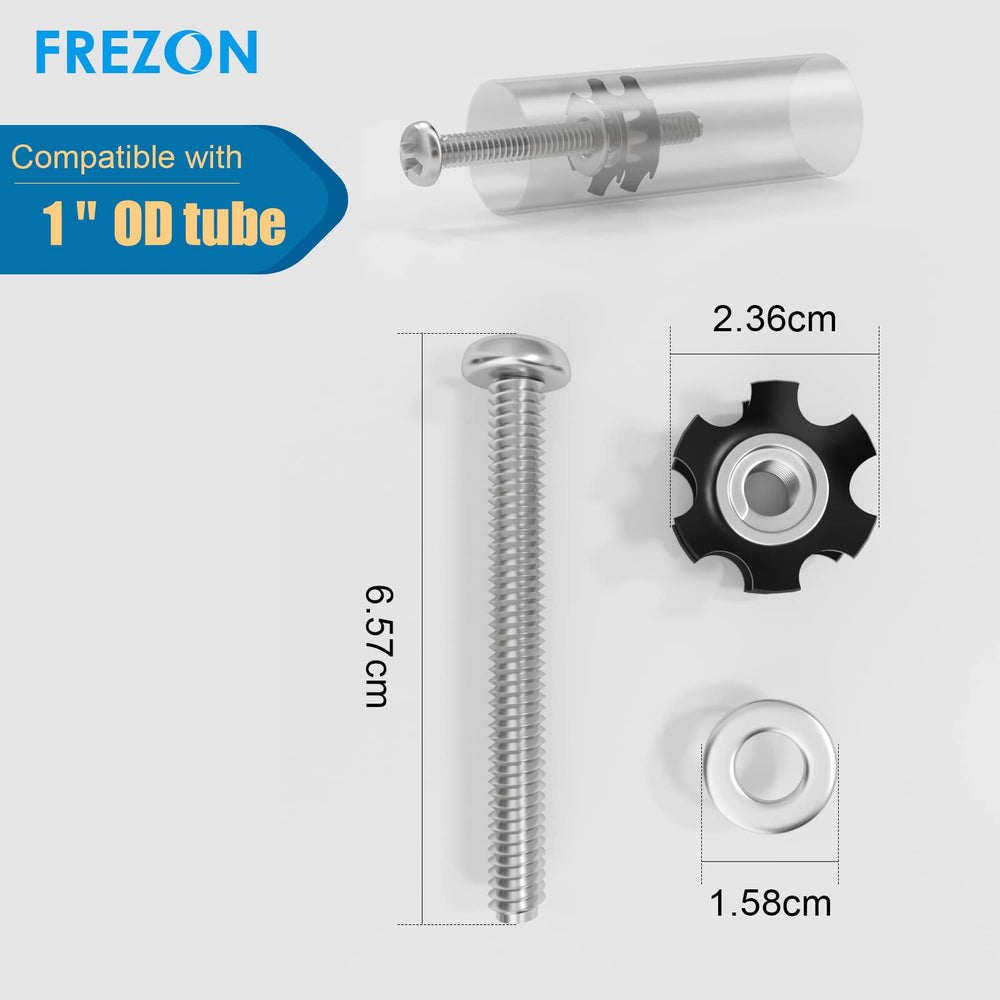 Frezon RV ladder repair kit stainless steel nuts installed on ladder