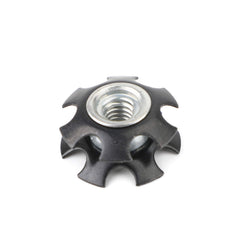 Frezon stainless steel nuts ready for RV ladder installation