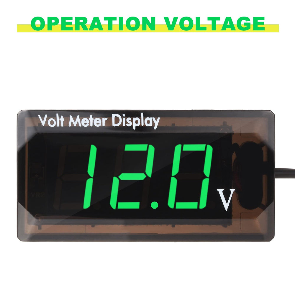 Frienda 12V voltmeter in car boat and motorcycle applications for monitoring