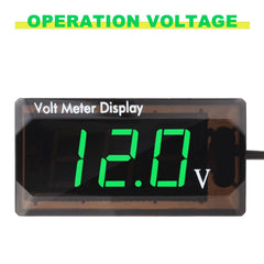 Frienda 12V voltmeter in car boat and motorcycle applications for monitoring