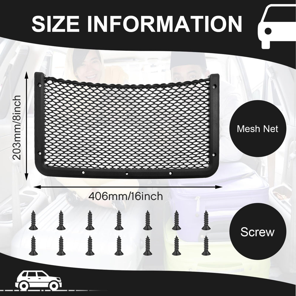 Frienda ABS framed mesh net offers sturdy, tear-resistant organization.