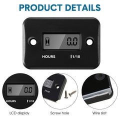 Frienda auto shutdown tachometer shown for engine protection