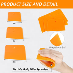 Frienda auto spreaders in three sizes for versatile filler and glaze work.