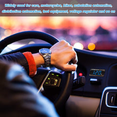 Frienda battery voltage status at a glance with real-time display.