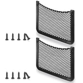 Frienda car storage net bag 2pcs mounted under seat for quick grab-and-go items.
