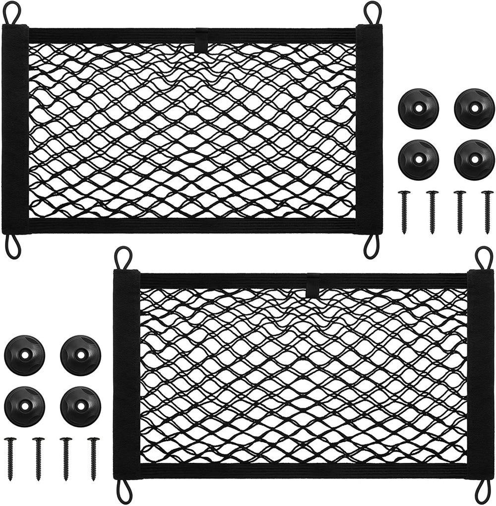 Frienda cargo net side pocket 2-pack secures small items in your car