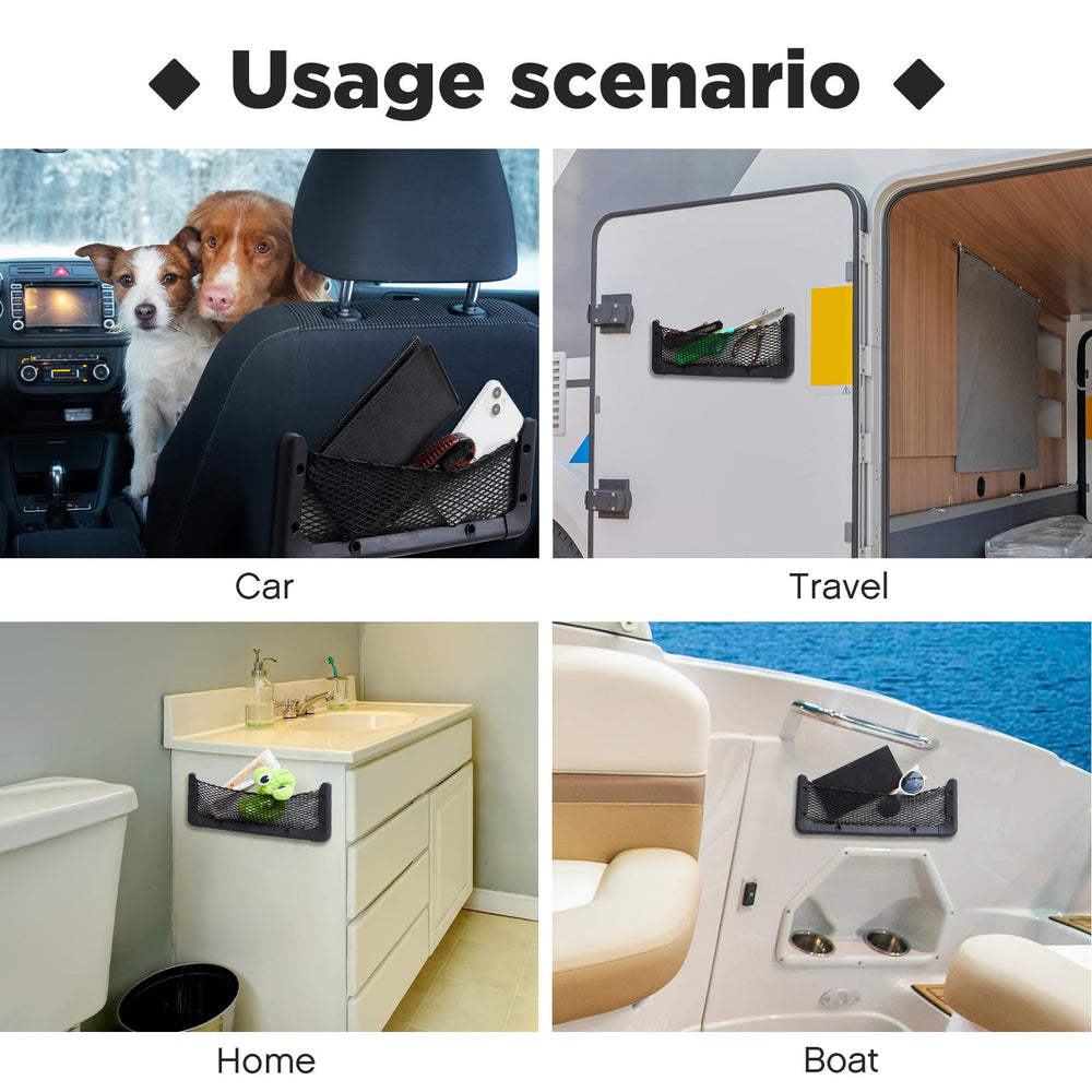 Easy installation with screwdriver on vehicle screws for Frienda net