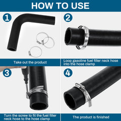 Frienda flexible hose angle shot demonstrates easy routing around tight spaces