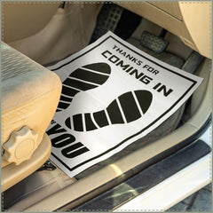 Frienda disposable mats ideal for fleets or personal cars.
