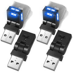 Frienda mini USB LED light illuminating car footwell with soft ambient glow