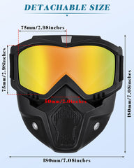 Frienda paintball mask with gold accent and secure fit for outdoor games