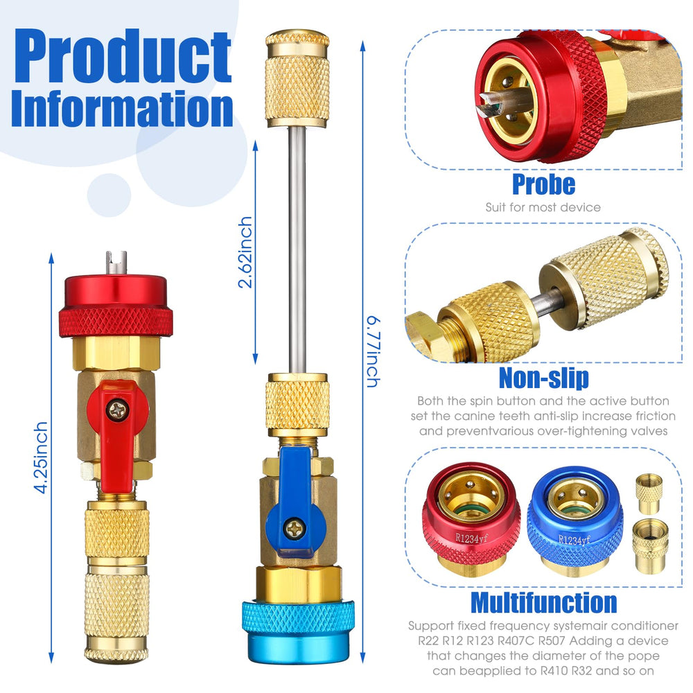 Frienda R134A R1234YF cores set for quick replacement in vehicles