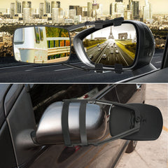 Frienda rubber strap adjustable clamp keeps the mirror steady