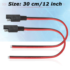 Frienda SAE 1-foot extension cable for easy in-vehicle power connections.