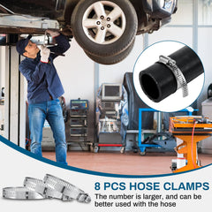 Frienda stainless clamps close-up conveys secure seals and corrosion resistance