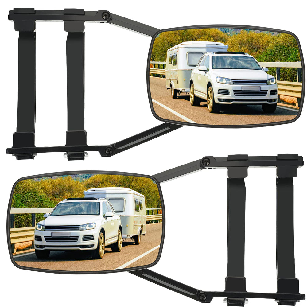 Frienda clip-on towing mirror improves side visibility for safer lane changes