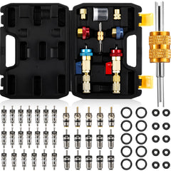 Frienda valve core remover-installer tool for easy A C service