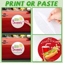 Frienda vehicle magnet sign 12-inch round surface for on-car displays