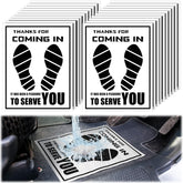 Frienda waterproof paper car floor mats in white protecting interiors during trips