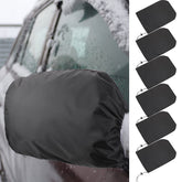 Frienda waterproof side mirror covers on a car mirror shield against rain and snow