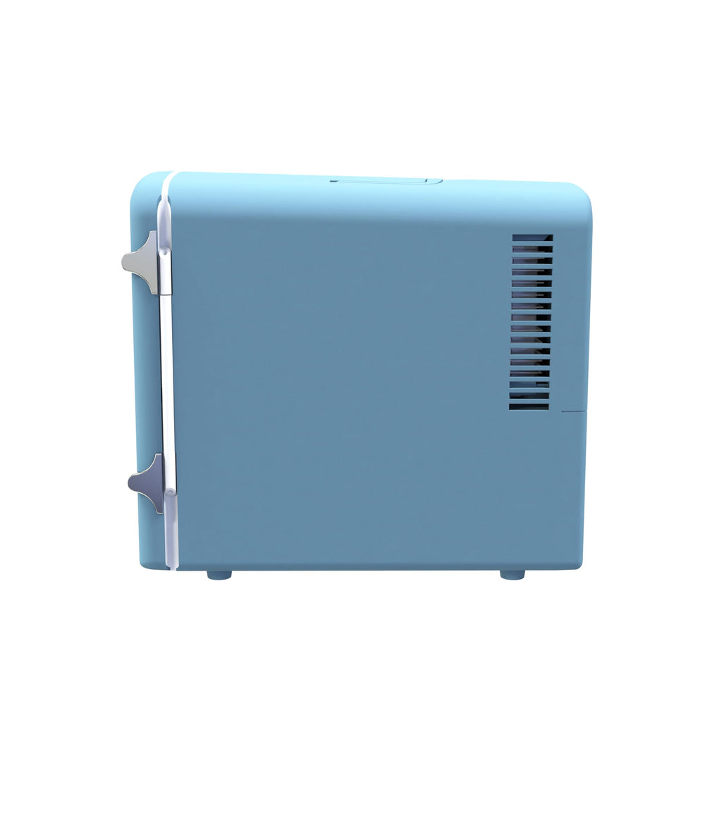 Frigidaire Retro Mini Fridge dual power cords for car and home.