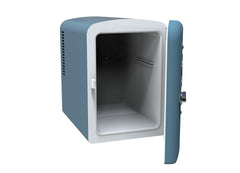 Frigidaire Retro Mini Fridge thermoelectric cooling for quiet operation.