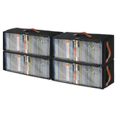Frlanse 4-pack CD storage box with front window for quick access.