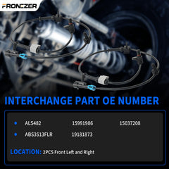 FRONEZER ABS sensor OEM replacement supports DIY maintenance