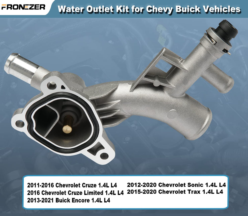 FRONEZER engine coolant recovery tank inlet hose compatible with GM engines.