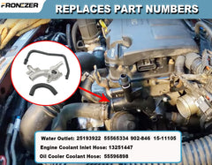 FRONEZER engine coolant reservoir hose ensures proper flow in the cooling system.