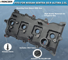 FRONEZER oil cap assembly; completes the valve-cover kit for a clean seal.