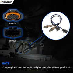Fronezer oxygen sensor with premium stainless steel and ceramic construction