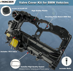 FRONEZER PCV valve preinstalled on cover for streamlined installation.