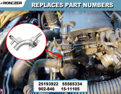 FRONEZER temperature sensor included outlet enables accurate engine monitoring.