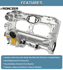 FRONEZER valve cover gasket and bolts for secure leak prevention.