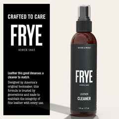 Frye USA made leather cleaner supporting easy home maintenance