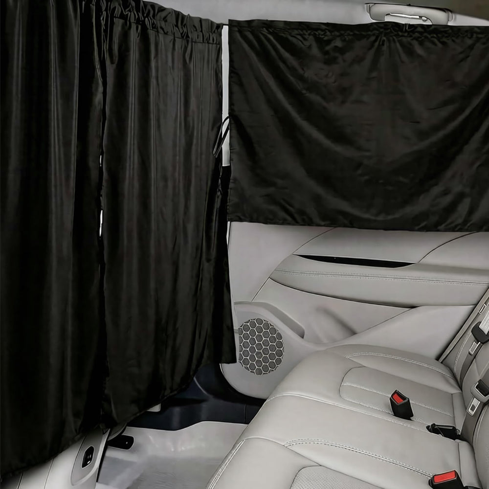 FRYQ 3-piece curtains provide back-seat privacy and flexibility